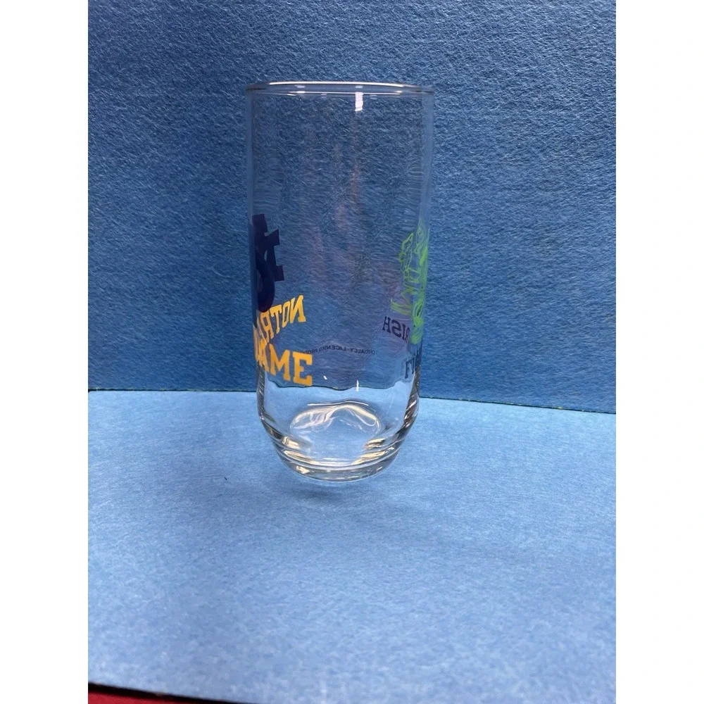 Vintage‎ Notre Dame Fighting Irish Drinking Glass Tumbler